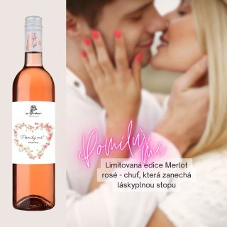 Objevte kouzlo valentýnské romantiky s Merlot Rosé - Pomiluj mě! ♥️🍷 Jemné a harmonické víno s aroma jahod a malin,...